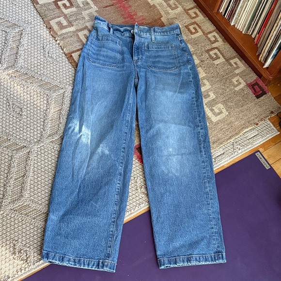 Madewell Emmett Wide leg jeans, patch pockets, size 27 - Picture 4 of 9